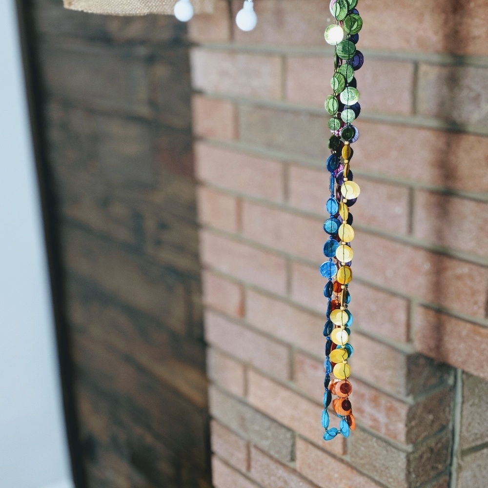 Colorful Long Necklace - Picture 2 of 5